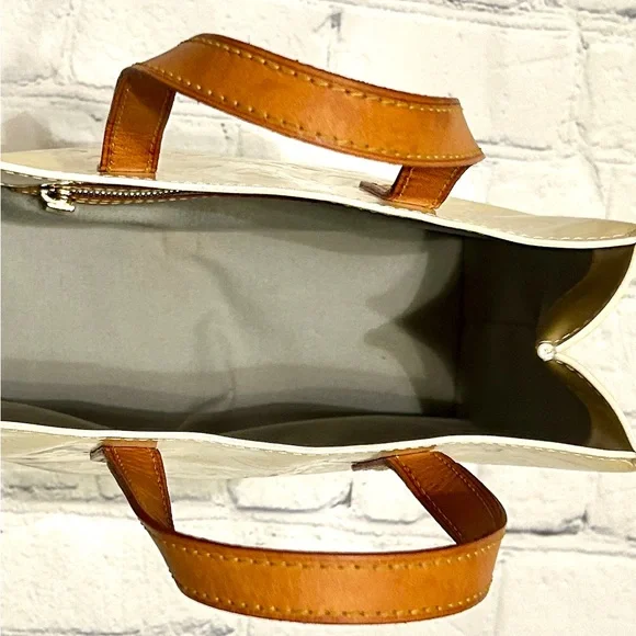 Louis Vuitton Vernis Reade PM Yellow Tote - EUC - Picture 14 of 15